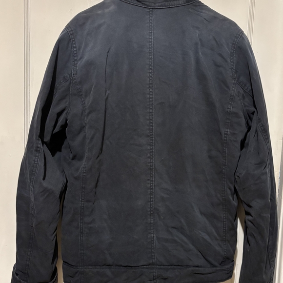 Hollister Men's Navy Blue Military Jacket - Picture 3 of 4